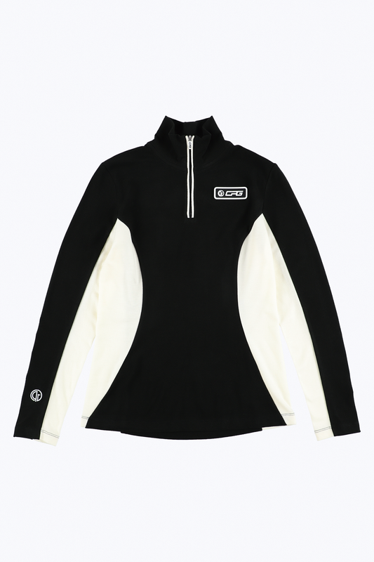 【Sample】ハイネックバイカラーモックネック