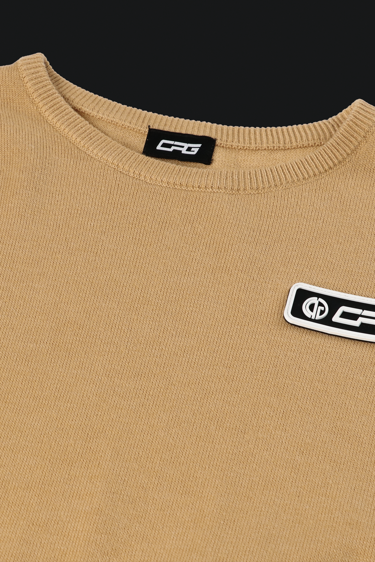 crew neck side logo knit（クルーネックサイドロゴニット） – CPG GOLF