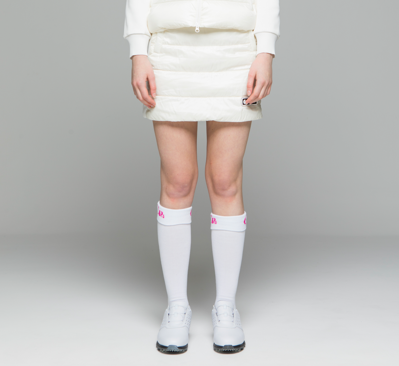 【한국 기획】side knit down skirt(사이드 니트 다운 스커트)