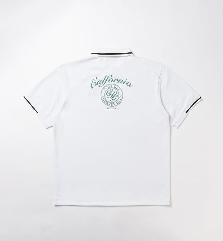 【26SS 新作】Back point Short sleeve POLO | MEN -sample-