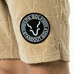 ロゴJQ柄パイル ショートパンツ