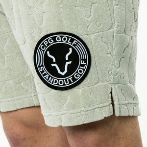 ロゴJQ柄パイル ショートパンツ