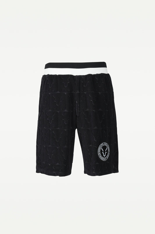 ロゴJQ柄パイル ショートパンツ
