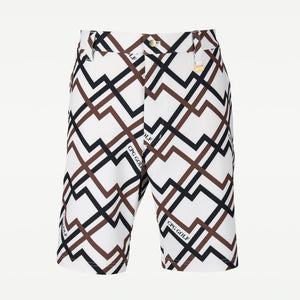 ジオメトリックプリントショートパンツ