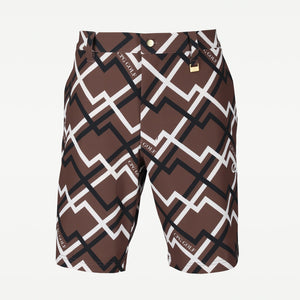 ジオメトリックプリントショートパンツ