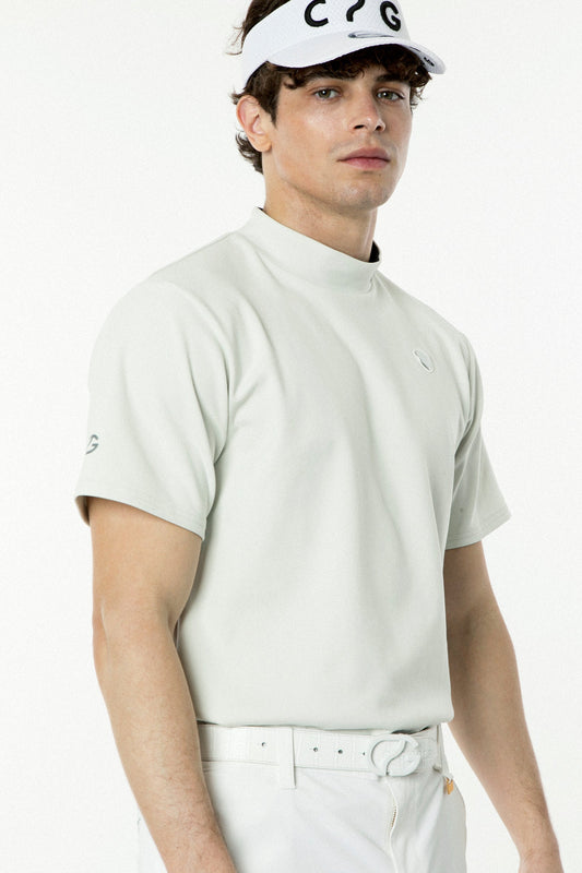 モックネックショートスリーブ  CPGゴルフ メンズ 半袖 Tシャツ ゴルフウェア