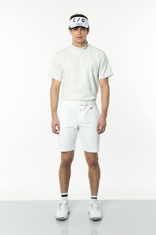 モックネックショートスリーブ  CPGゴルフ メンズ 半袖 Tシャツ ゴルフウェア