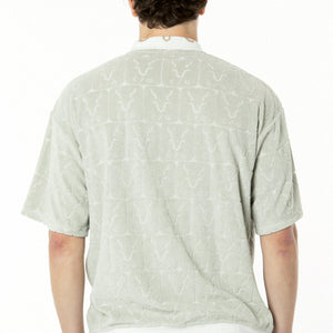 ロゴJQ柄パイル Jip UPシャツ