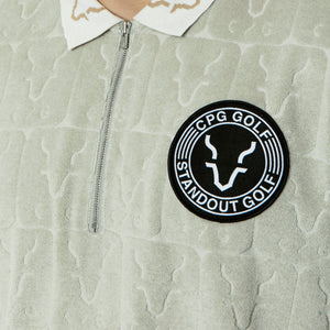 ロゴJQ柄パイル Jip UPシャツ