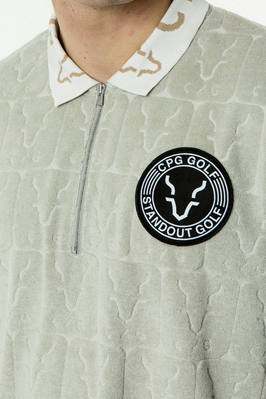 ロゴJQ柄パイル Jip UPシャツ