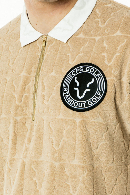 ロゴJQ柄パイル Jip UPシャツ