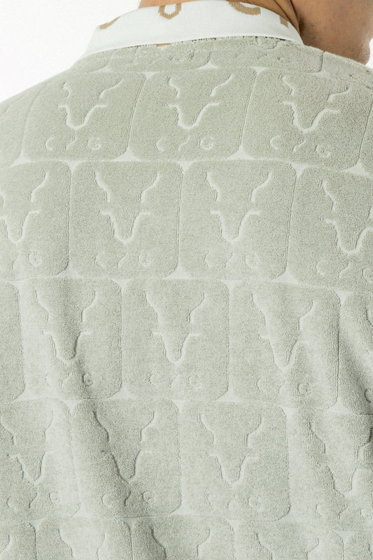 ロゴJQ柄パイル Jip UPシャツ