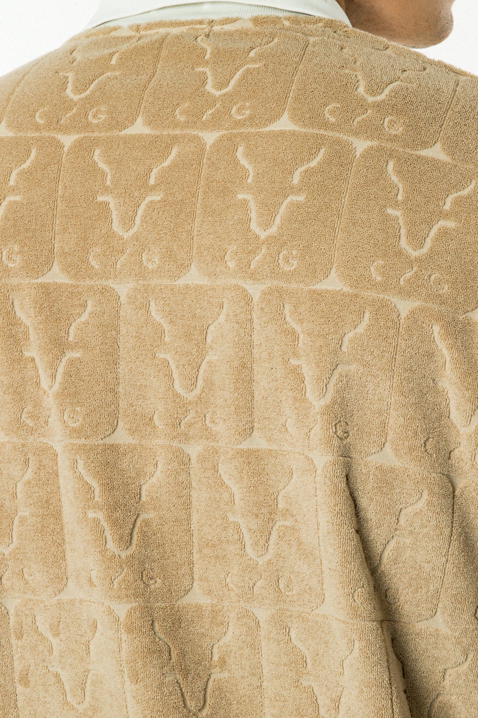 【Sample】ロゴJQ柄パイル Jip UPシャツ | MEN