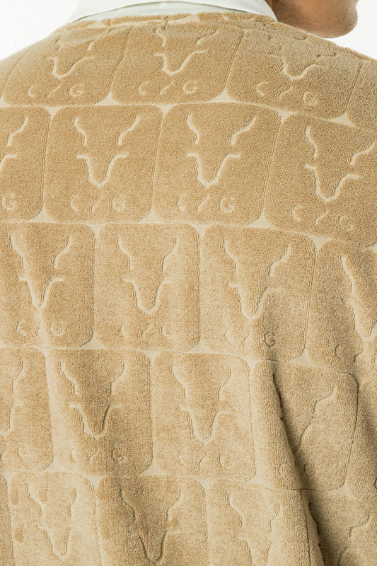 ロゴJQ柄パイル Jip UPシャツ