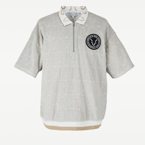 ロゴJQ柄パイル Jip UPシャツ