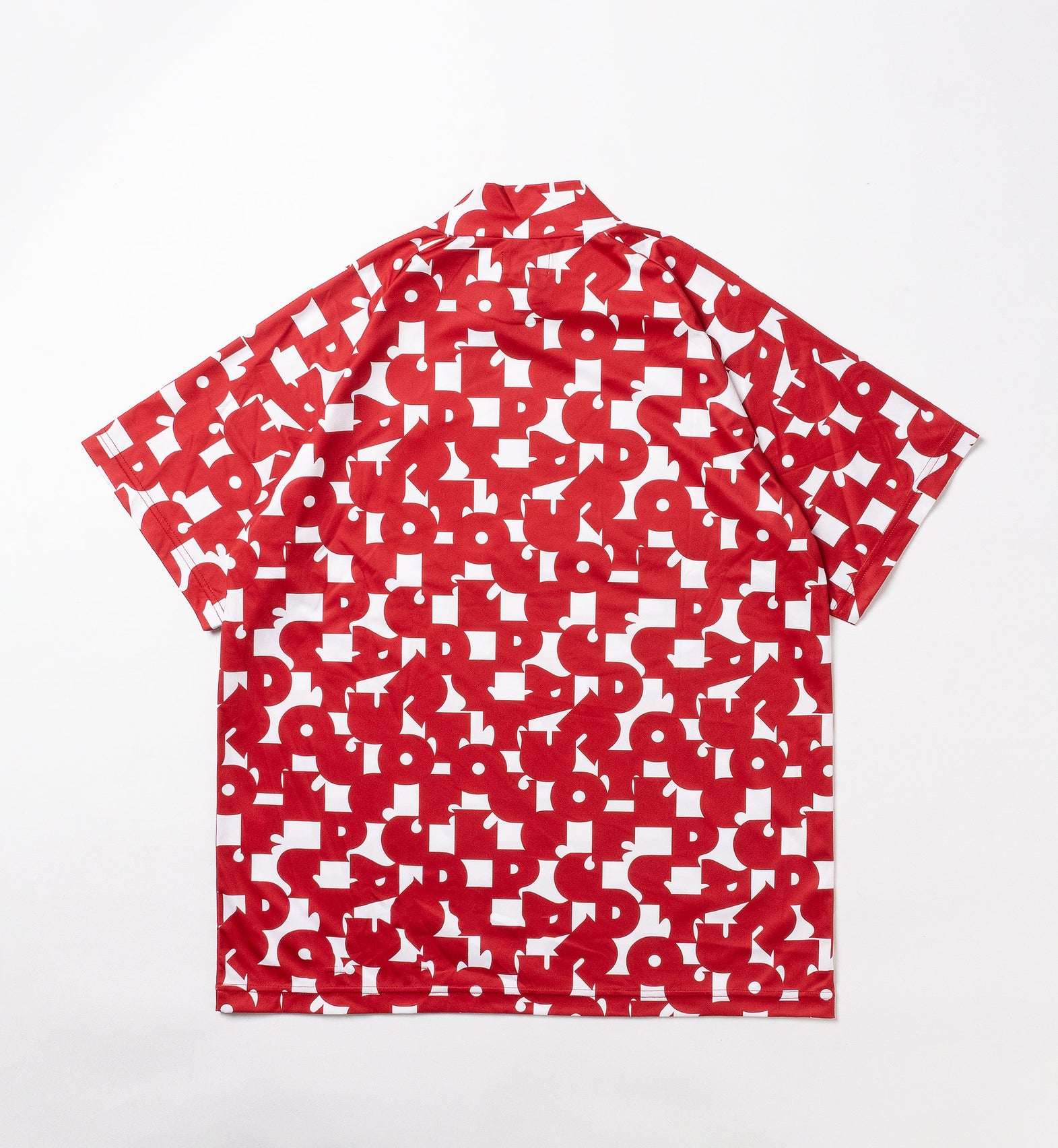 70’S調タイポグラフィプリントモックネックSS | MEN-SAMPLE-