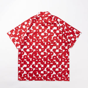 70’S調タイポグラフィプリントモックネックSS | MEN-SAMPLE-