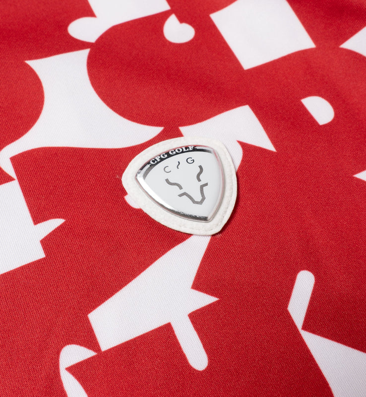 70’S調タイポグラフィプリントモックネックSS | MEN-SAMPLE-