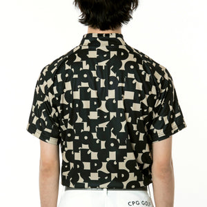 7’S調タイポグラフィプリントモックネックSS（ショートスリーブ）｜MEN