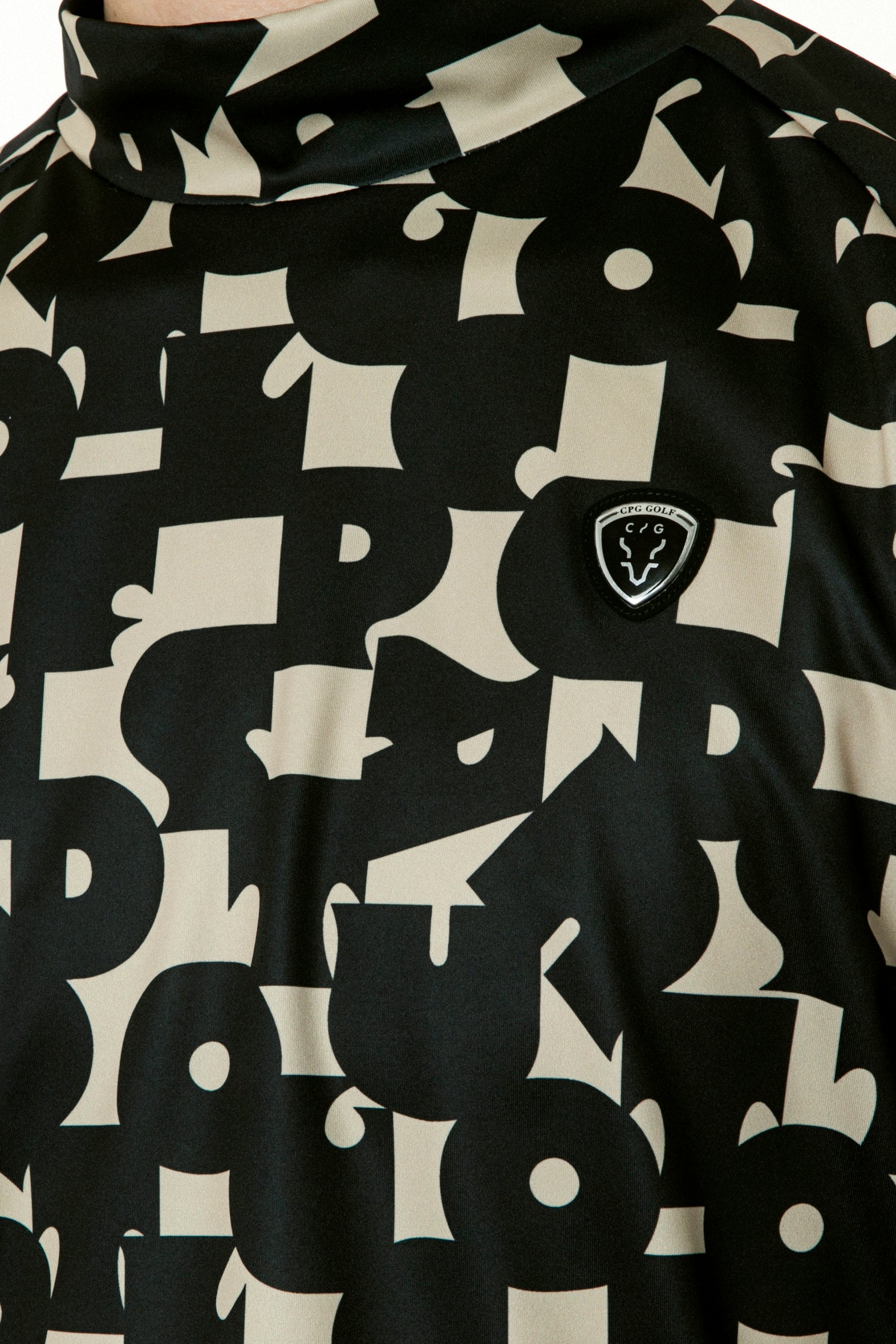 【Sample】70’S調タイポグラフィプリントモックネックSS | MEN