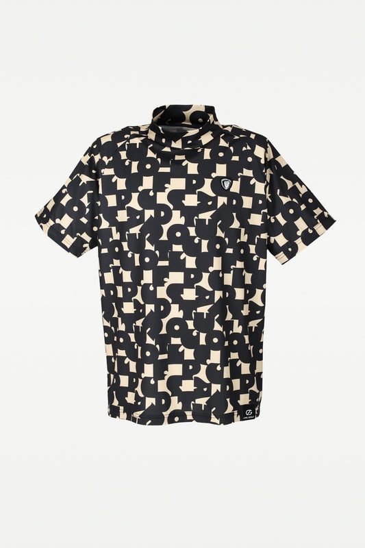 【Sample】70’S調タイポグラフィプリントモックネックSS | MEN