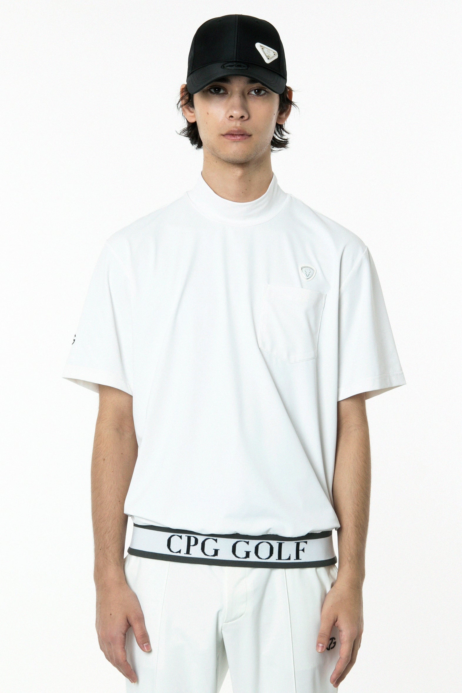 【Sample】裾JQテープ付きモックネックSS | MEN