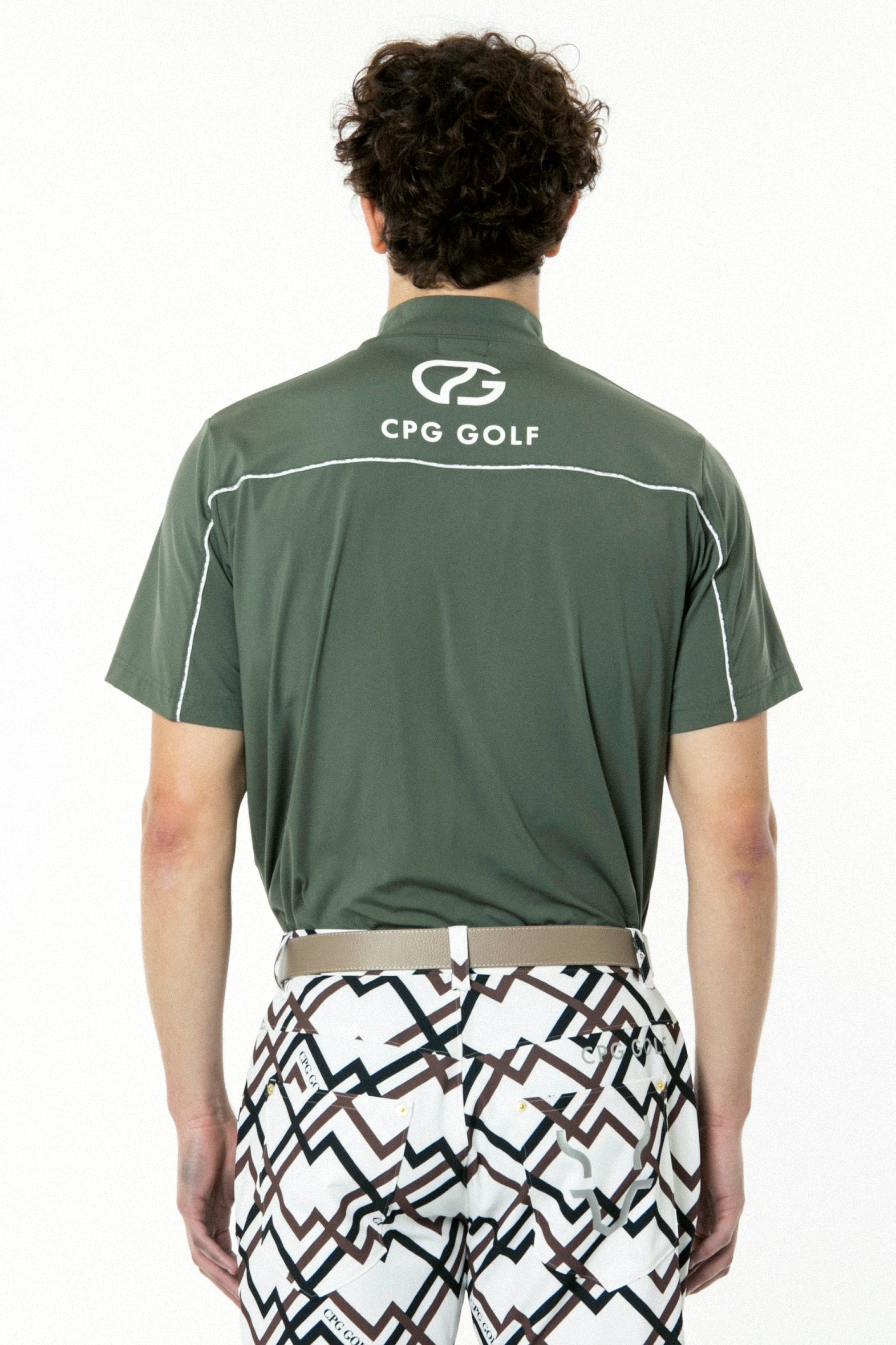 【Sample】ロゴパイピングつきモックネックシャツ | MEN