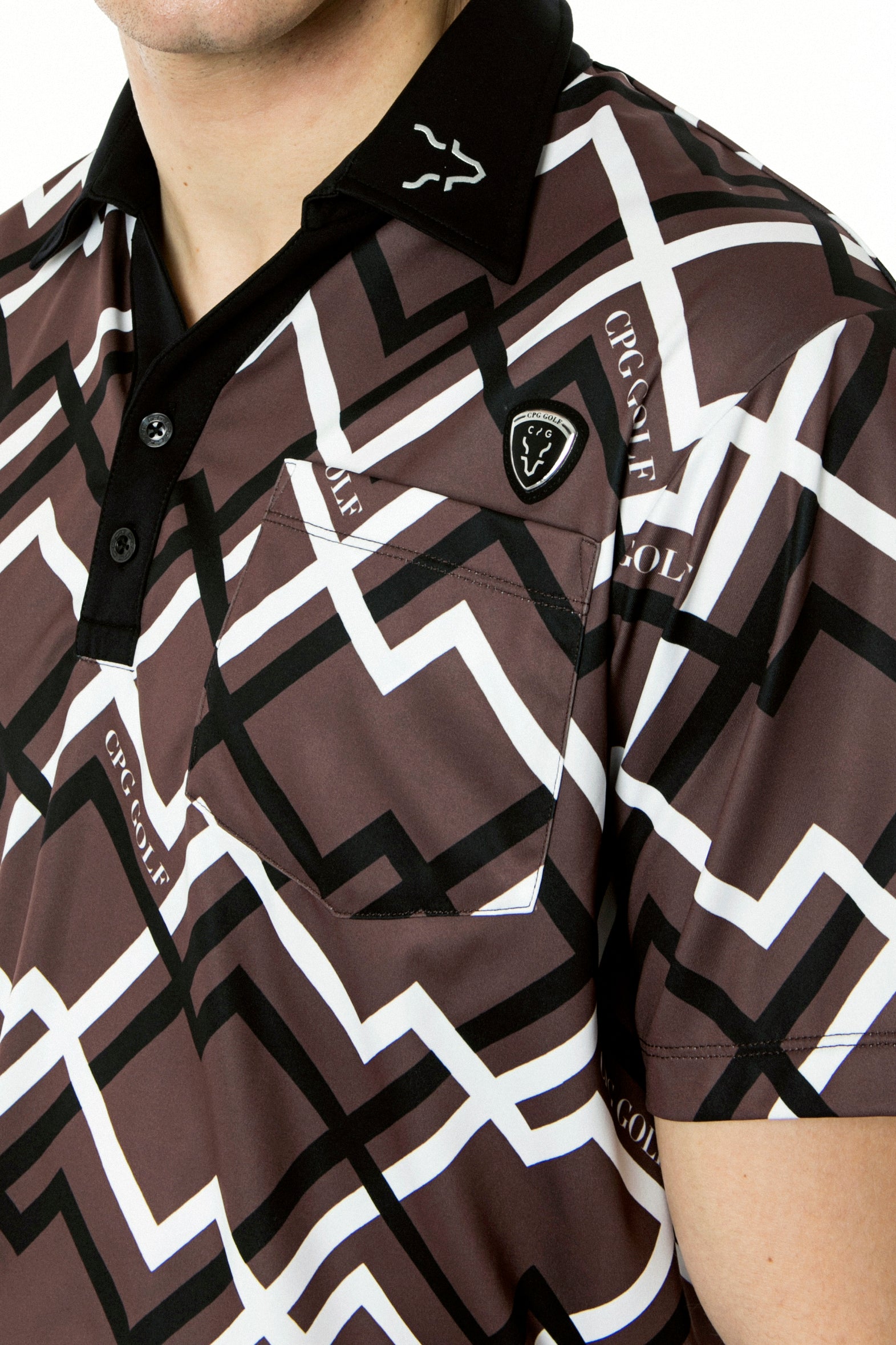 【Sample】ジオメトリックプリントスキッパーSS | MEN