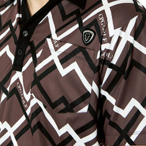 ジオメトリックプリントスキッパーSS（ショートスリーブ）