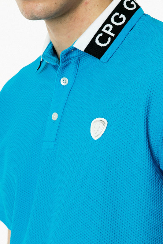 CPG GOLF シーピージーゴルフ ゴルフウェア メンズ ポロシャツ 半袖 衿 