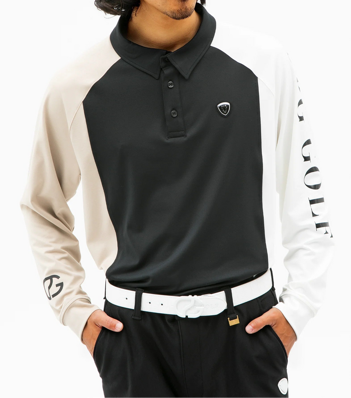 カラーブロックポロLS｜MEN