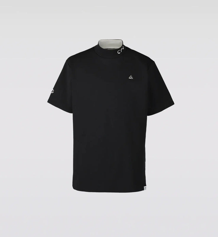 BACK LINE MOCK NECK SS | MEN