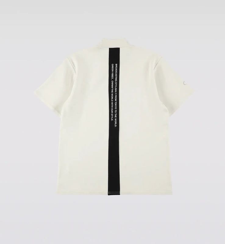 BACK LINE MOCK NECK SS | MEN