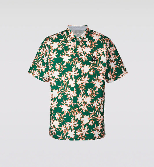 FLOWER MOTIF POLO SS | MEN