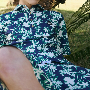 FLOWER MOTIF POLO SS | MEN-SAMPLE-