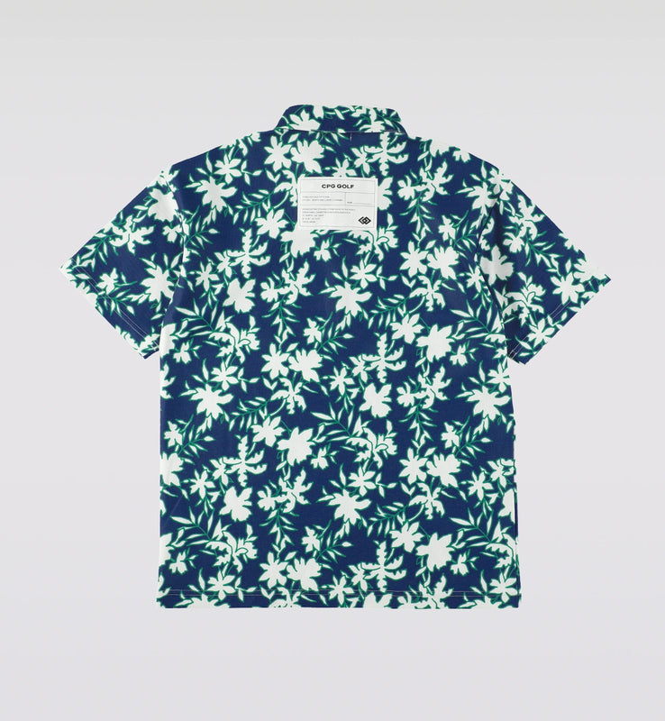 【New Arrival】FLOWER MOTIF POLO SS | MEN