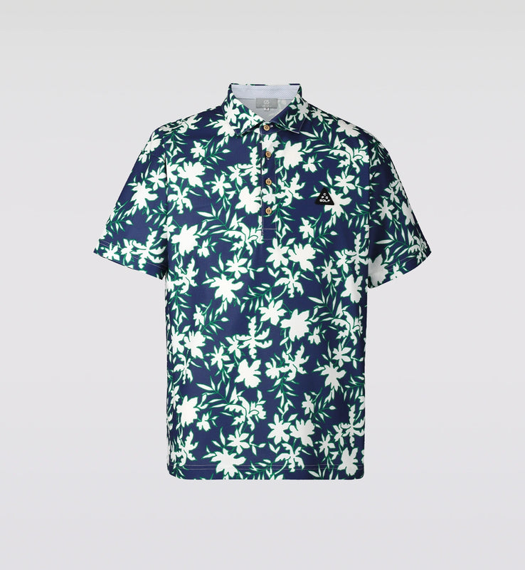 【New Arrival】FLOWER MOTIF POLO SS | MEN