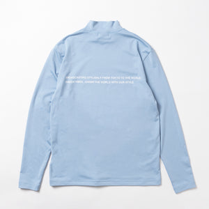 MINIMAL MOCK NECK LS -SAMPLE-