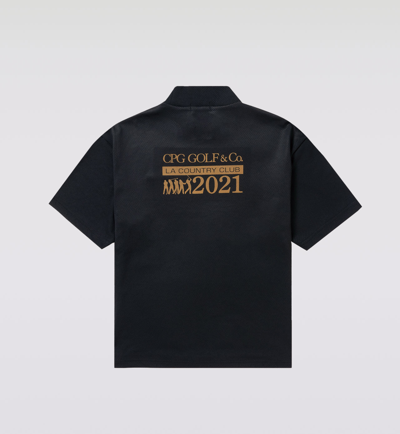 MOCK NECK SS BACK PRINT | MEN