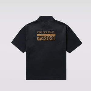 MOCK NECK SS BACK PRINT | MEN