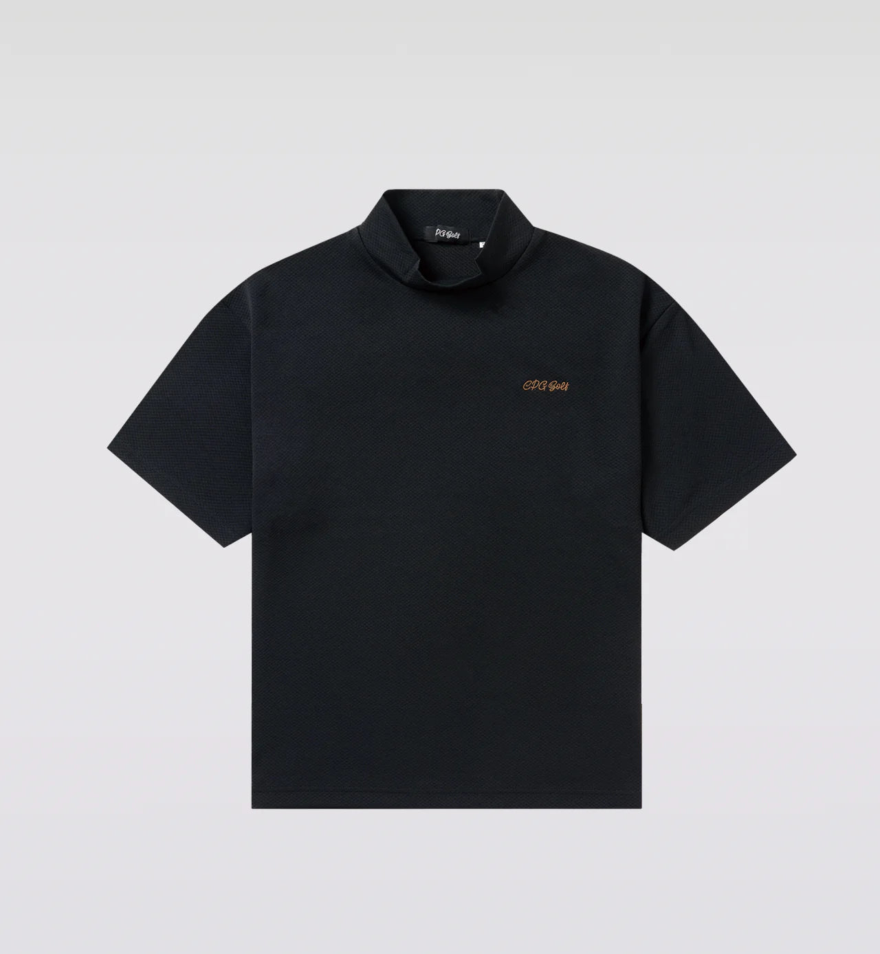 MOCK NECK SS BACK PRINT | MEN