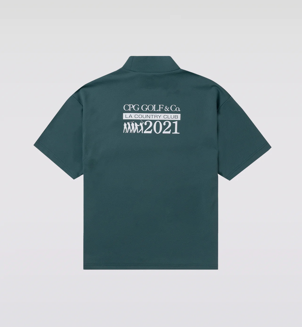 MOCK NECK SS BACK PRINT | MEN