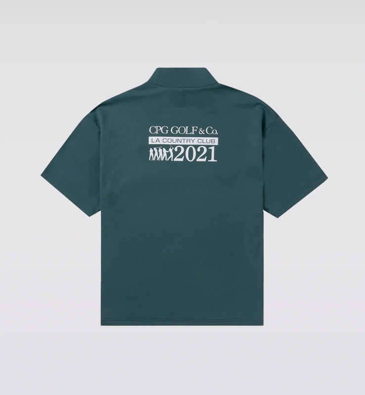 MOCK NECK SS BACK PRINT | MEN