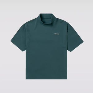 MOCK NECK SS BACK PRINT | MEN