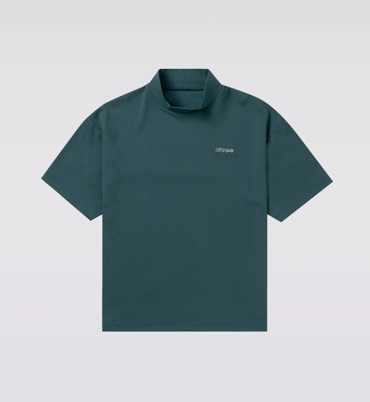 MOCK NECK SS BACK PRINT | MEN