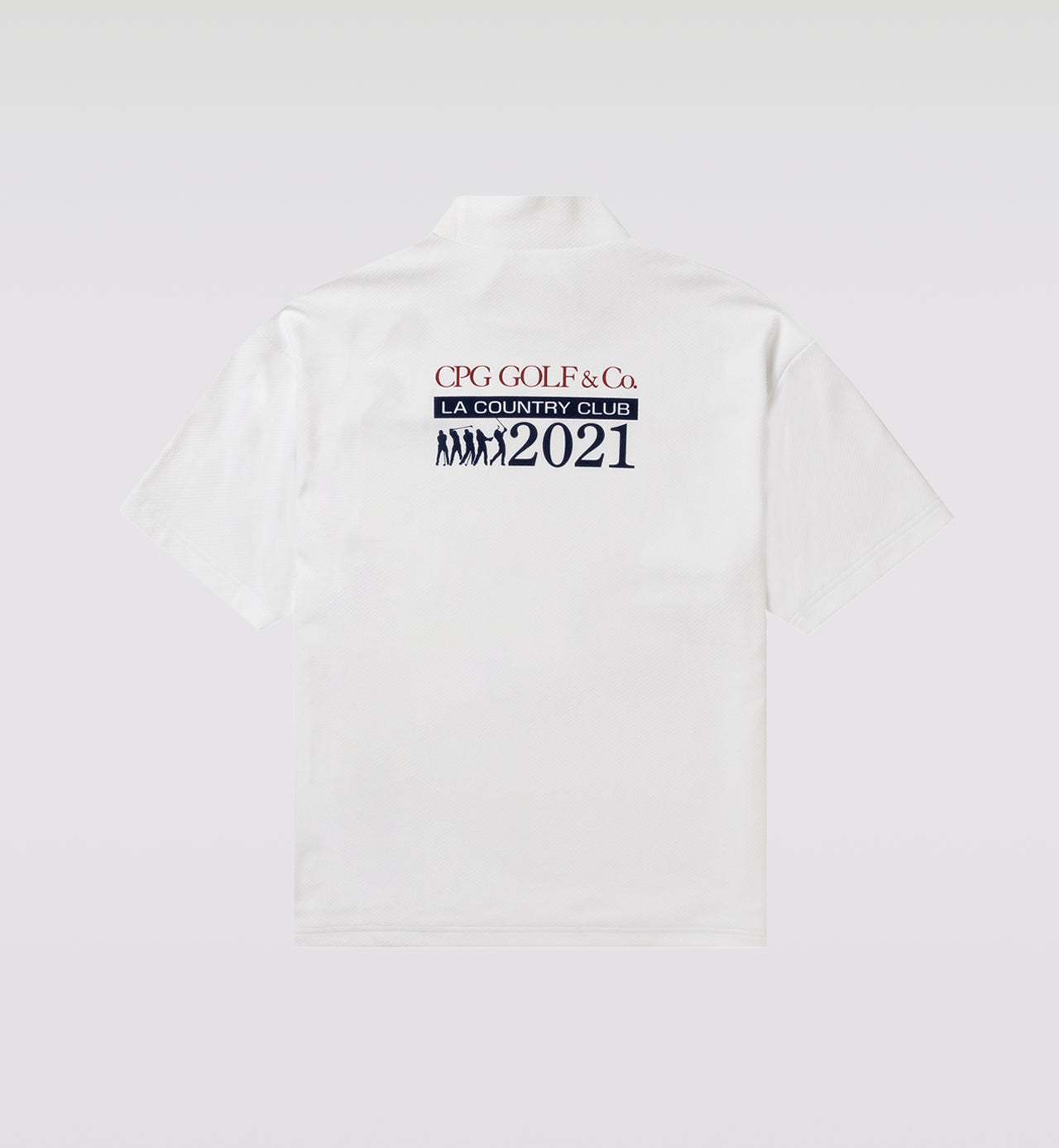 MOCK NECK SS BACK PRINT | MEN