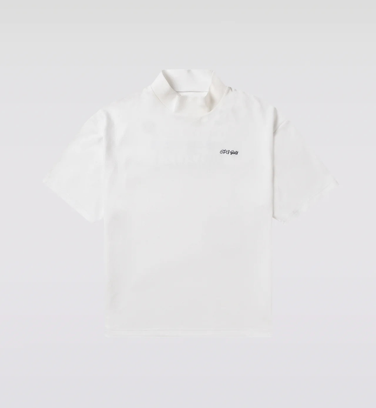 MOCK NECK SS BACK PRINT | MEN