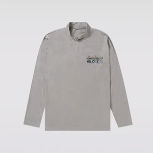 EST.PRINT MOCK NECK LS | MEN