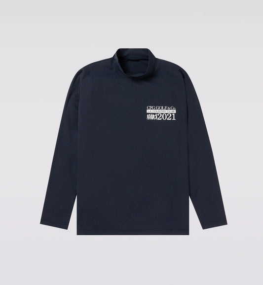 EST.PRINT MOCK NECK LS | MEN