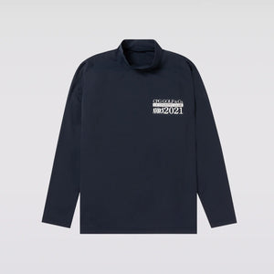 EST.PRINT MOCK NECK LS | MEN